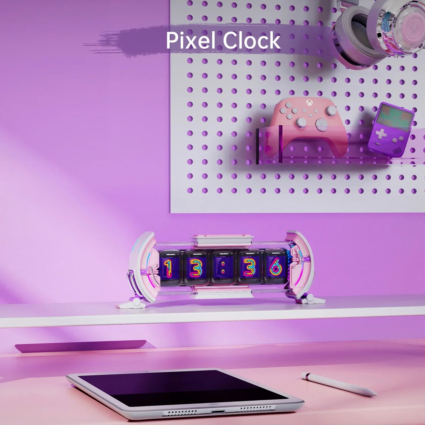 Gaming Digital Clock Diy Screen Control