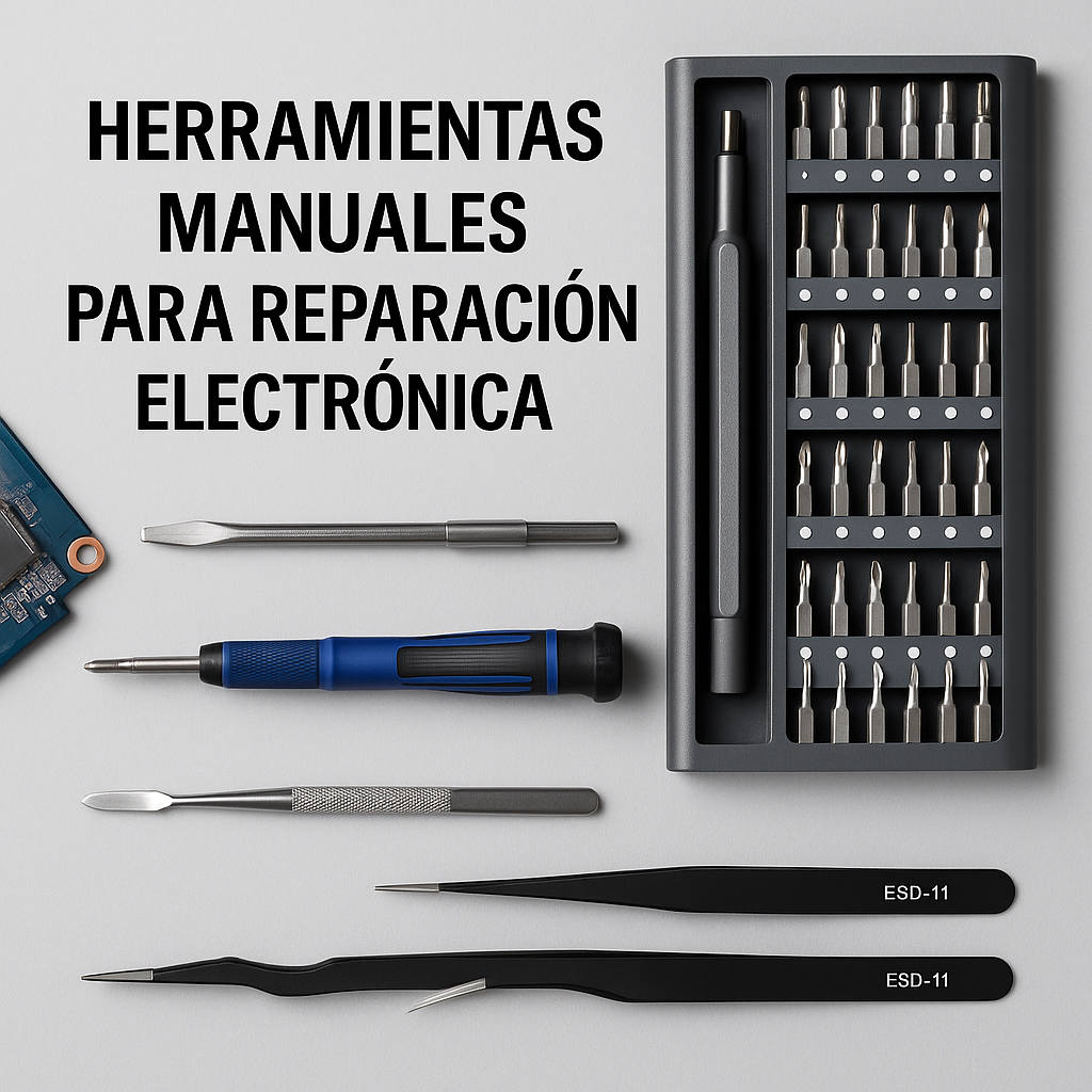 Herramientas Manuales para Reparación de Electrónica, Celulares y Notebooks