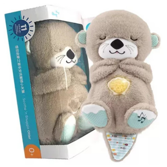 Nutria de Peluche Calmante Gris