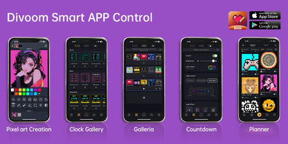Gaming Digital Clock Diy Screen Control